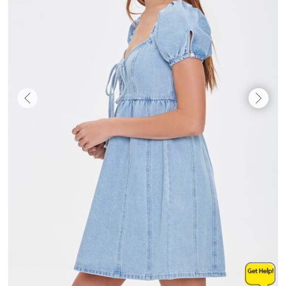 Denim Mini Dress - Picture 3 of 5